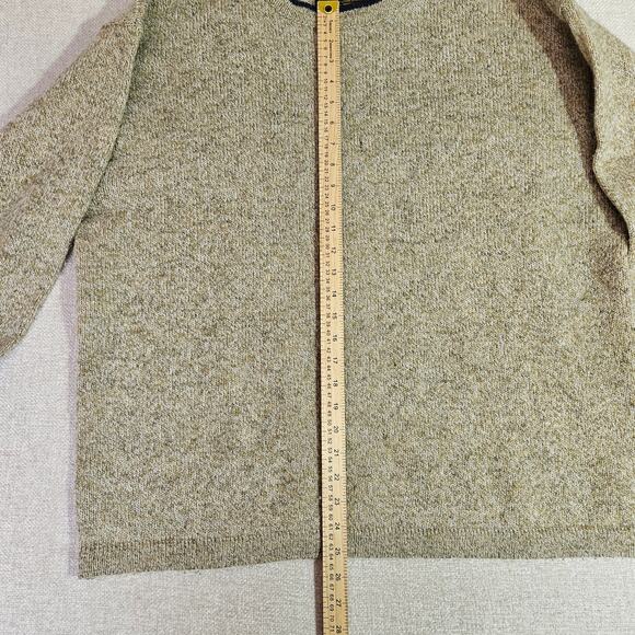 Vintage Woolrich Tweed Wool Blend Sweater Mens Crewneck Herb XL - Picture 8 of 8